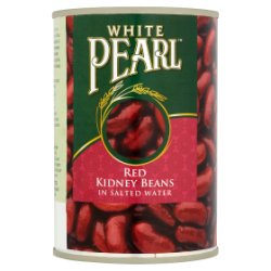 White Pearl Red Kidney Beans in Salted Water 400g