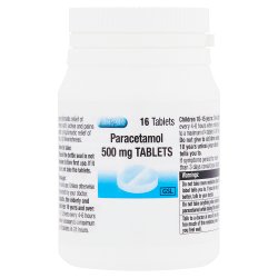 Aspar Paracetamol Tablets 500mg 16 Tablets