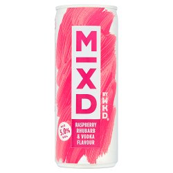WKD Mixd Raspberry Rhubarb & Vodka Flavour 250ml