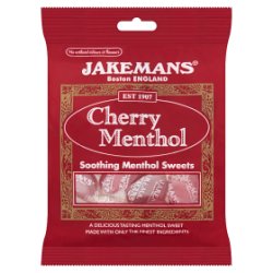 Jakemans Cherry Menthol Soothing Menthol Sweets 100g