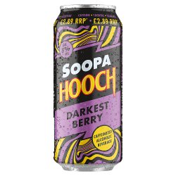 Soopa Hooch Darkest Berry Caffeinated Alcohol Beverage 440ml