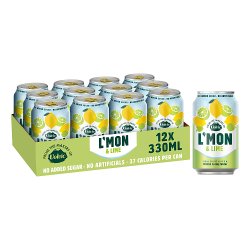 L'mon & Lime Sparkling Citrus Drink 12x330ml