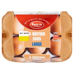 Best-in 6 British Eggs Large