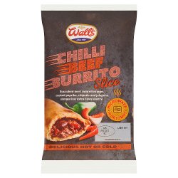 Wall's Chilli Beef Burrito Slice 180g