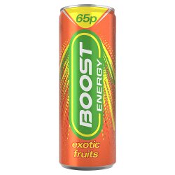 Boost Energy Exotic Fruits 250ml