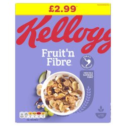 Kellogg's Fruit 'n Fibre Cereal 500g PMP £2.99