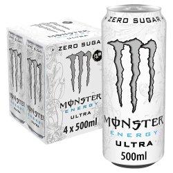 Monster Ultra Energy Drink 4 x 500ml PM £3.99