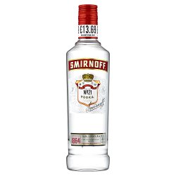 Smirnoff No.21 Vodka 37.5% vol 50cl Bottle PMP £13.69