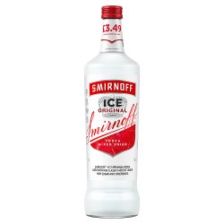 Smirnoff Ice Original Ready To Drink Premix Bottle 70cl £3.49