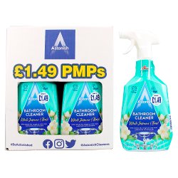 Astonish PMP Bathroom Cleaner White Jasmine & Basil 6 x 750ml
