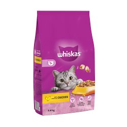 Whiskas 1+ Chicken Adult Dry Cat Food 3.8kg