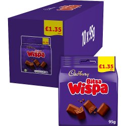 Cadbury Bitsa Wispa Chocolate Bag £1.35 PMP 95g