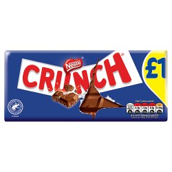 Crunch Milk Chocolate Sharing Bar 100g PMP £1