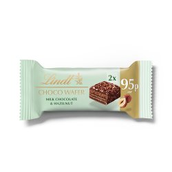Lindt Choco Wafer Milk Chocolate & Hazelnut Treat Pack 30g PMP