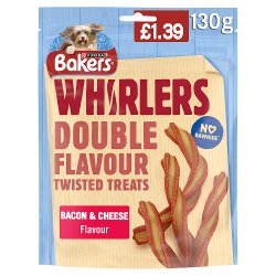 Bakers Whirlers Bacon & Cheese Flavour 130g