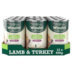 Winalot Lamb & Turkey in Jelly Wet Dog Food 12x400g