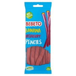 Bebeto Banana Raspberry Pencils 160g
