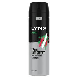 Lynx Antiperspirant Deodorant Spray XL Africa the G.O.A.T. of fragrance 200 ml 