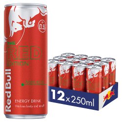 Red Bull Energy Drink Red Edition 250ml, 12 Pack PM 1.55