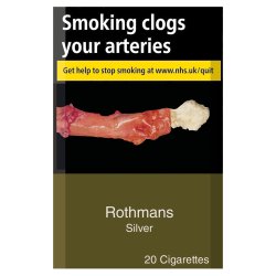 Rothmans Silver 20 Cigarettes