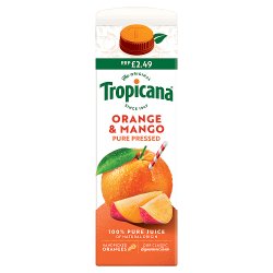 Tropicana Orange & Mango Pure Pressed 850ml