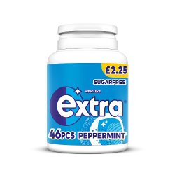 Extra Peppermint Sugarfree Chewing Gum Bottle £2.25 PMP 46 Pieces