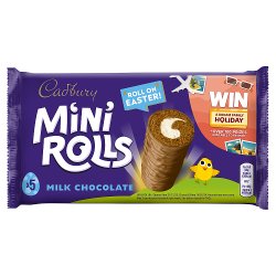 Cadbury Milk Chocolate Mini Rolls Cakes 5 pack