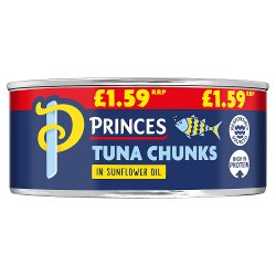 Princes Tuna Chunks in Sunflower Oil 145g