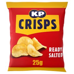 KP Ready Salted Crisps 25g