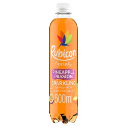 Rubicon Spring Pineapple Passion Flavoured Sparkling Spring Water 500ml