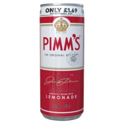 Pimm's & Lemonade 250ml PMP £1.69