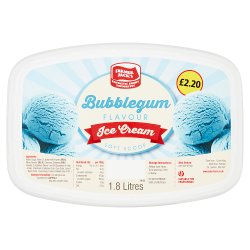 Farmer Jack's Bubblegum Flavour Ice Cream 1.8 Litres