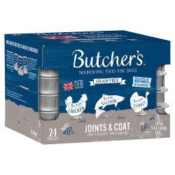 Butcher's Joints & Coat Dog Food Trays 24 x 150g