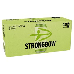 Strongbow Cloudy Apple Cider 10 x 440ml Cans