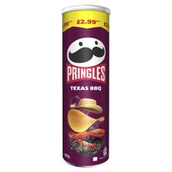 Pringles Texas BBQ Sauce Crisps Can 200g