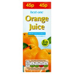Best-One Orange Juice from Concentrate 200ml