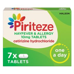 Piriteze Hayfever & Allergy Tablets (7s)