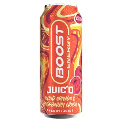 Boost Energy Juic'd Blood Orange & Raspberry Crush 500ml