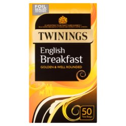 Twinings English Breakfast 50 Tea Bags 125g