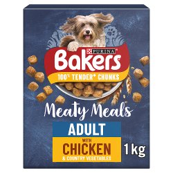 BAKERS Meaty Meals Chicken Dry Dog Food 1kg