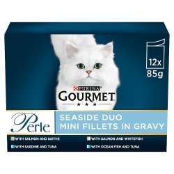 GOURMET Perle Seaside Duo in Gravy Wet Cat Food 12x85g