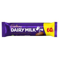 Cadbury Dairy Milk Chocolate Bar 60p 45g