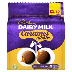 Cadbury Dairy Milk Caramel Nibbles Bag £1.25 95g