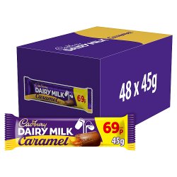 Cadbury Dairy Milk Caramel Chocolate Bar 69p PMP 45g