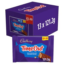 Cadbury Timeout Milk Chocolate Wafer Biscuits 6 Pack £1.50 PMP 121.2g