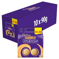 Cadbury Caramilk Golden Caramel Buttons Chocolate Bag £1.35 PMP 90g