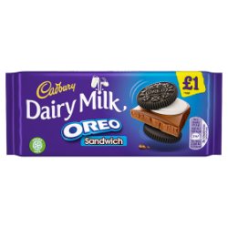 Cadbury Dairy Milk Chocolate Oreo Sandwich £1 96g