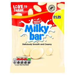Milkybar Giant Buttons White Chocolate Sharing Bag 85g PMP £1.25