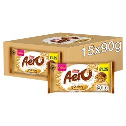 Aero Golden Honeycomb Chocolate Sharing Bar 90g PMP £1.25