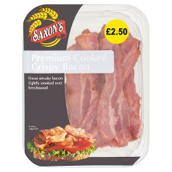 Saxon's Premium Cooked Crispy Bacon 50g